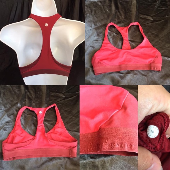 Lululemon Box It Out Bra Oxblood / Deep Rouge - Picture 4 of 4